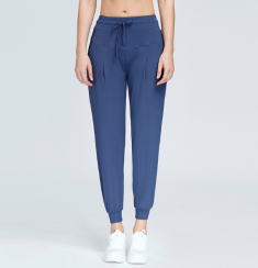 High Rise Tight Pant With Dark Blue